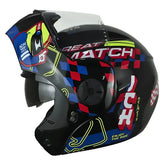 Casco Ich 3110 Kids Eracer Negro Amarillo